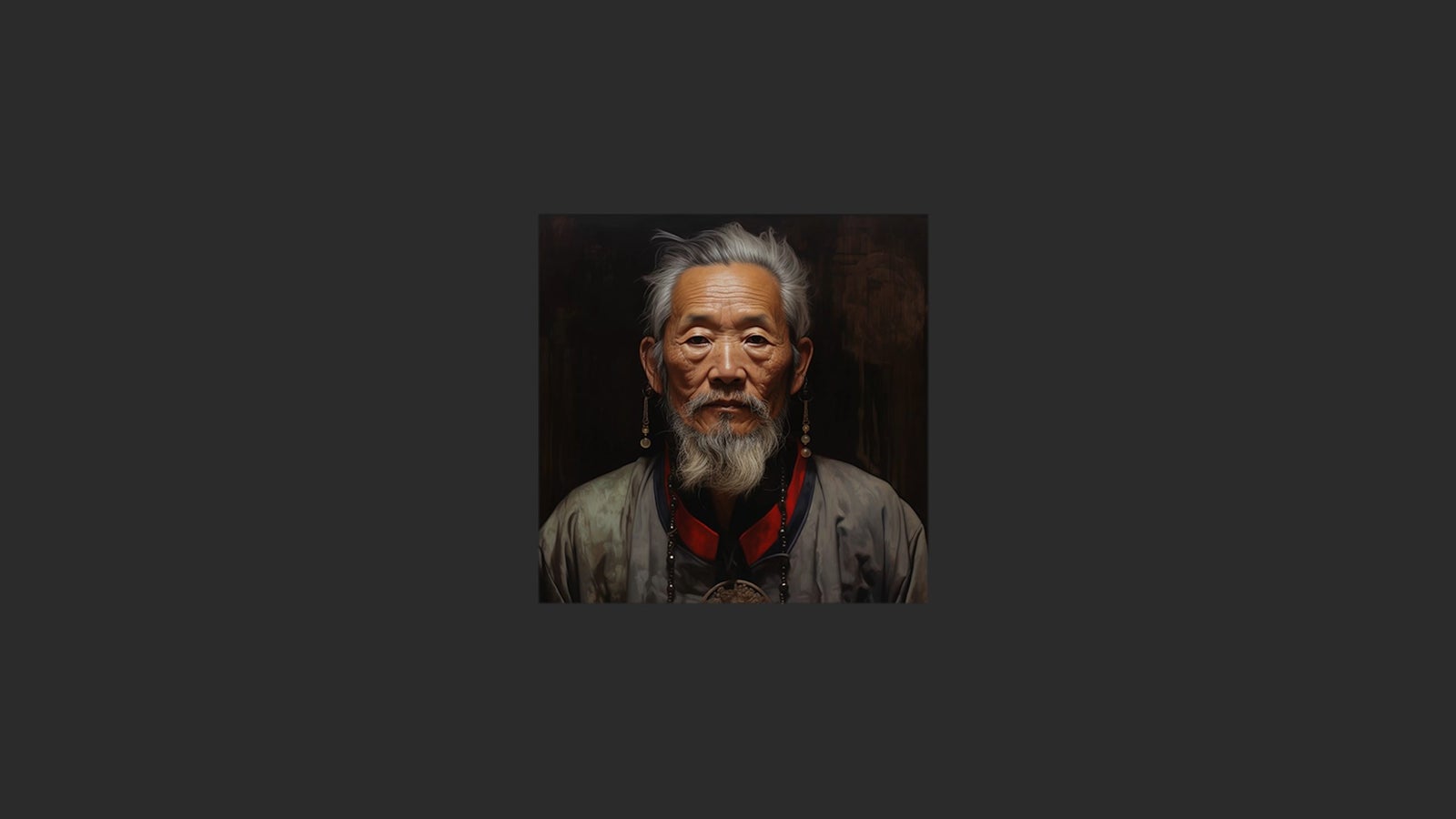 A photo collage showing a grid of 9 square images of dark houses in foggy, moody environments.